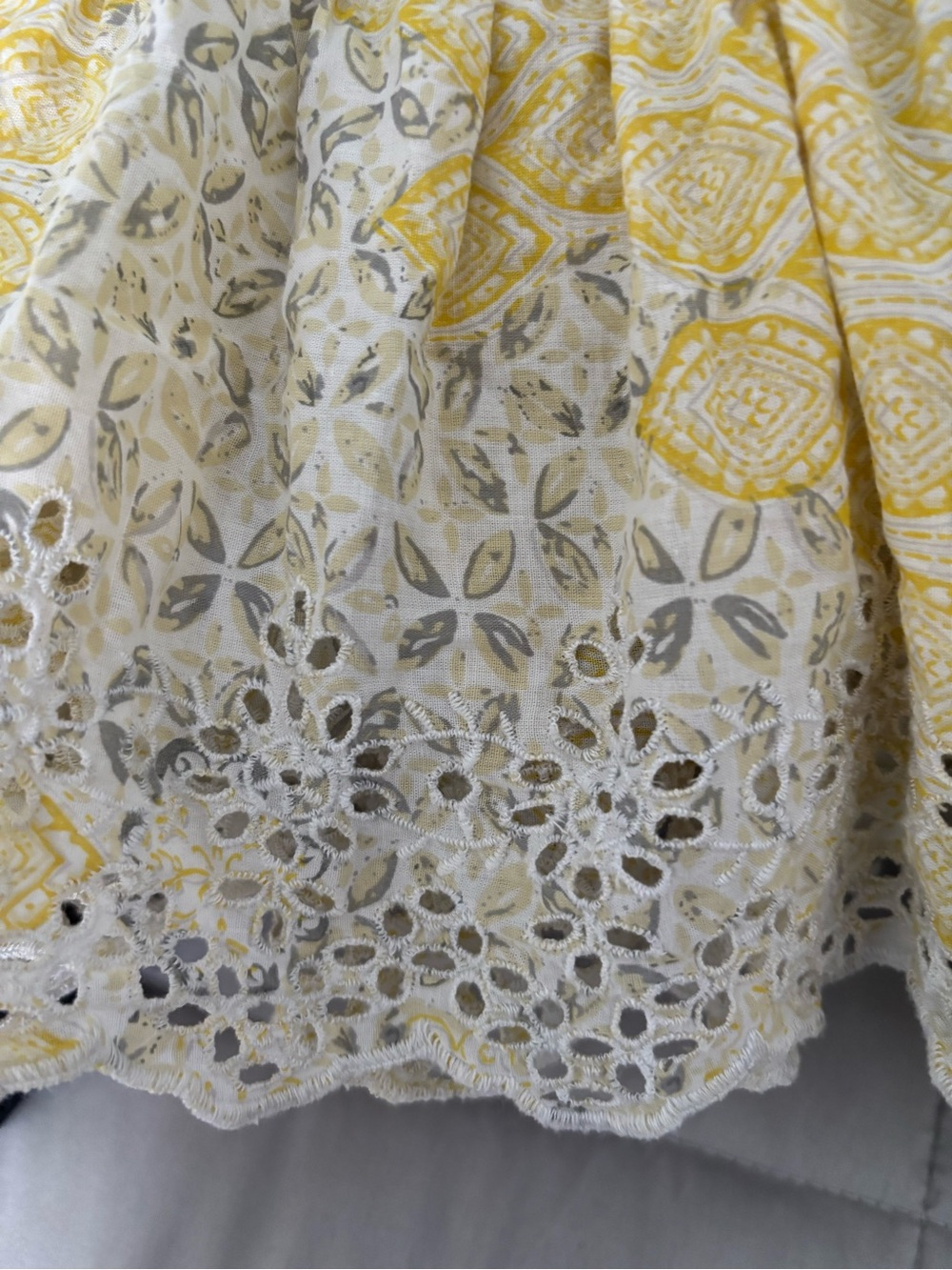 Rachel Zoe Yellow and White Sundress - Picture 5 of 5